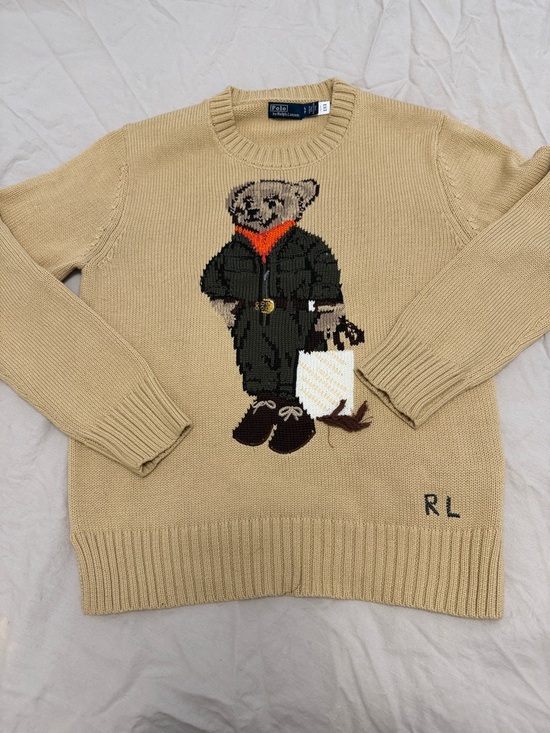 Ralph Lauren Sweaters - Polo Bear Cotton Crewneck Sweater
